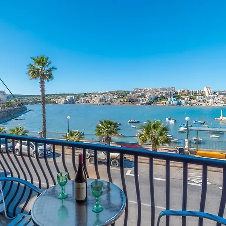 Harbour Lights Seafront 2 Bedroom With Panoramic Sea Views - By Getawaysmalta Apartmán St. Paul's Bay