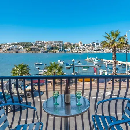Harbour Lights Seafront With Panoramic Sea Views - By Getawaysmalta דירה סיינט פול ביי