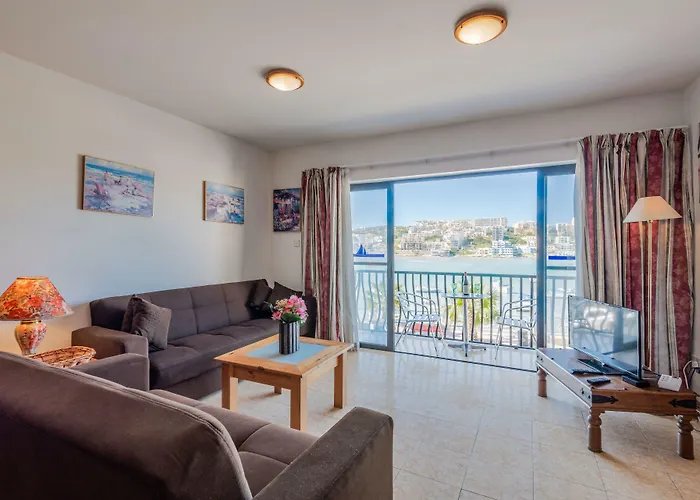 Harbour Lights Seafront 2 Bedroom With Panoramic Sea Views - By Getawaysmalta * St. Paul's Bay