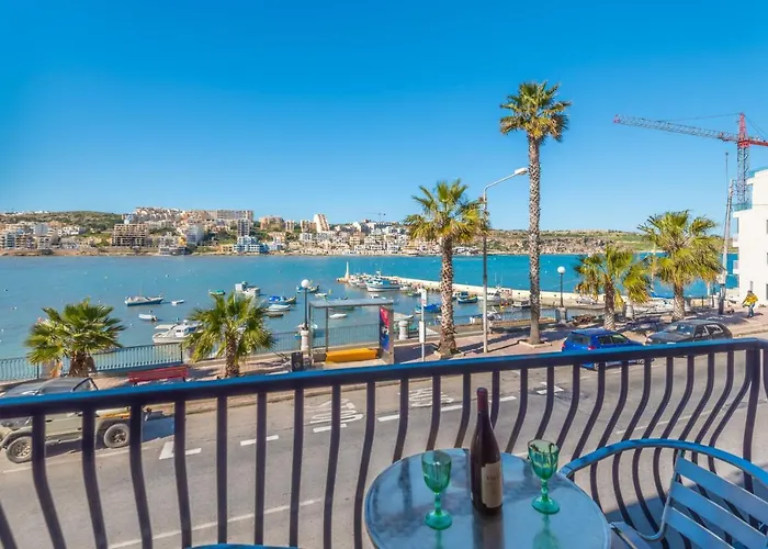 Apartament Harbour Lights Seafront 2 Bedroom With Panoramic Sea Views - By Getawaysmalta St. Paul's Bay
